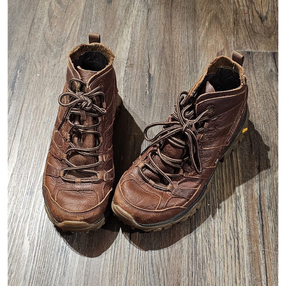 Merrell Moab 2 Decon J003643 Ankle Brown Leather Hiking Boot Shoes Men's US 8